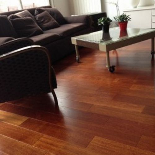 Parquet Cumaru Massif, vernis satiné 16-08