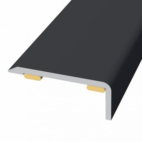 Cornière aluminium noir 10x25 adhésive