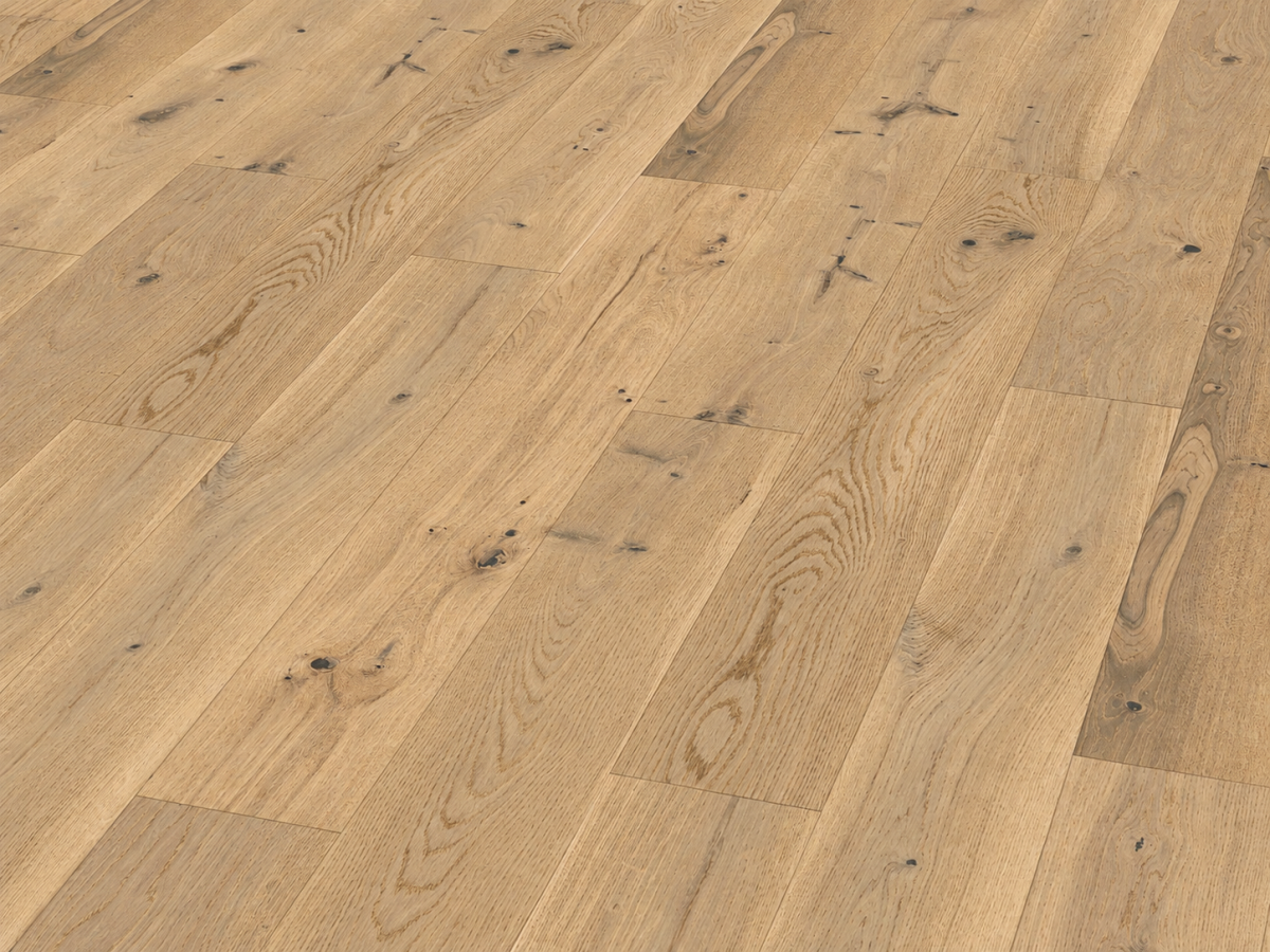 Parquet Chêne contrecollé brossé, vernis aspect bois brut 01-12 – Image 3