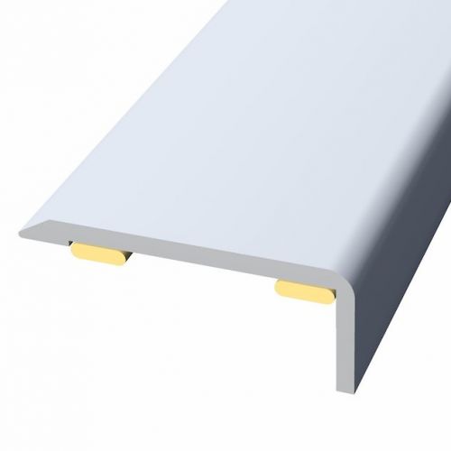 Cornière aluminium blanc 10x25 adhésive