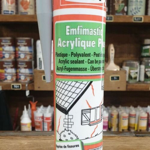 Mastic acrylique Gris foncé 300 ml