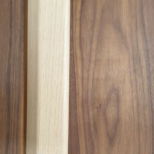 Seuil de jonction aluminium Chêne verni, aspect bois brut 900 mm, seuil 70