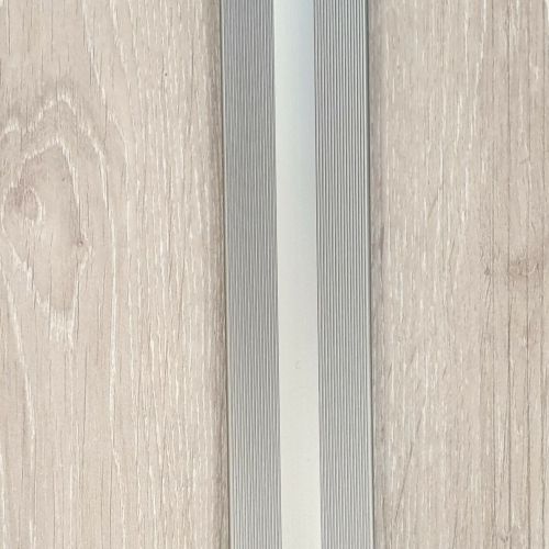 Seuil de jonction aluminium bronze strié 2700 mm, seuil 36