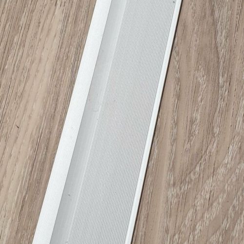 Seuil de jonction aluminium Argent strié 900 mm, seuil 33