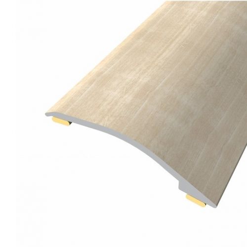 Seuil de rattrapage aluminium Chêne poli Adhésif 900 mm, seuil 22