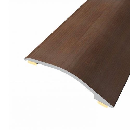 Seuil de rattrapage aluminium Wengé Adhésif 2700 mm, seuil 10