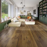 Parquet en Chêne contrecollé thermochauffé et huilé
