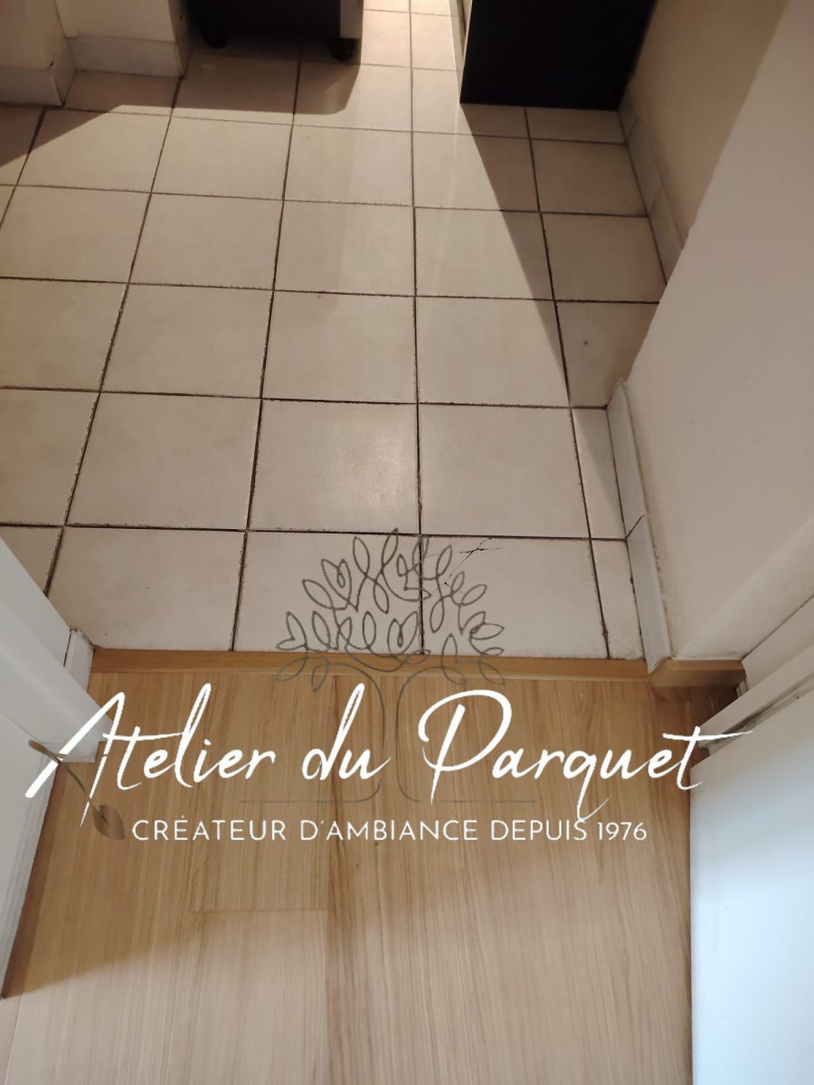 Parquet contrecollé en Chêne, vernis mat