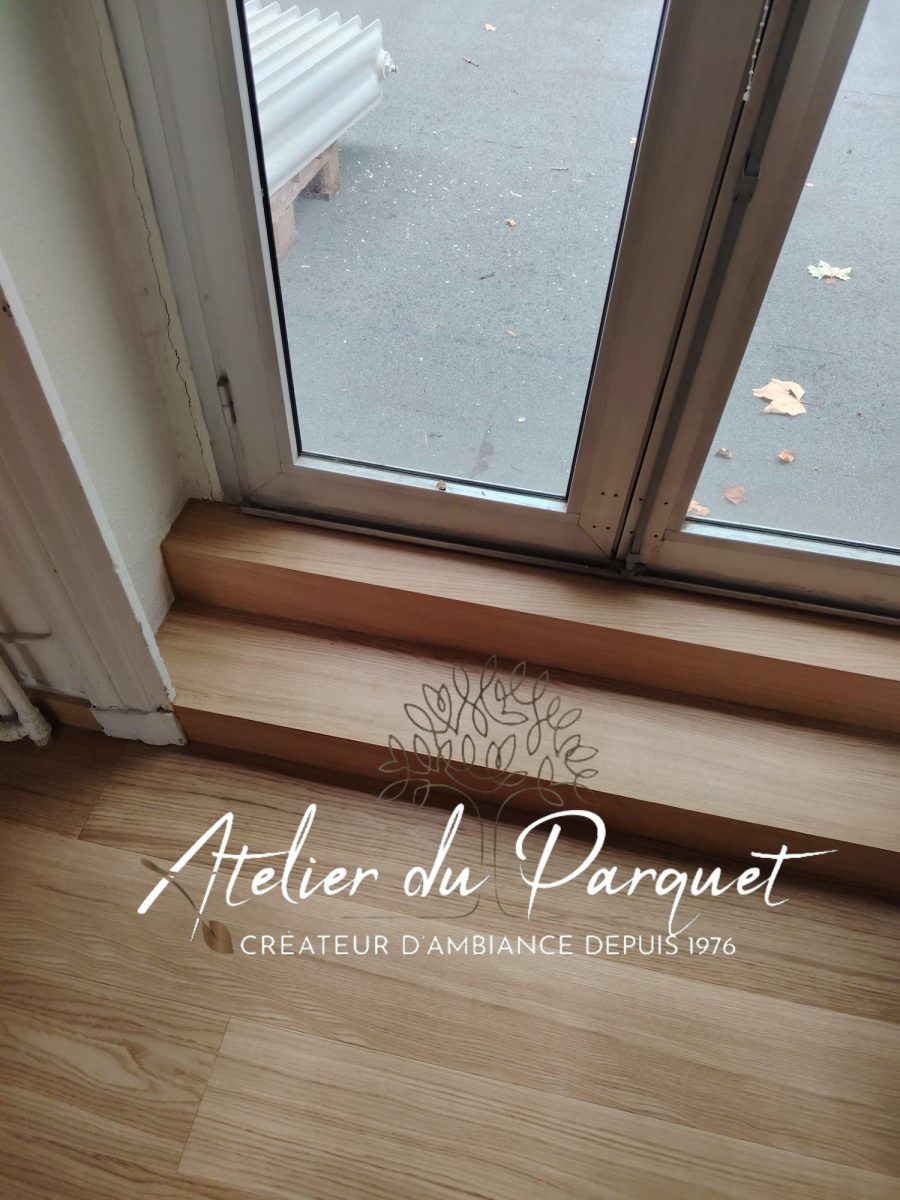 Parquet contrecollé en Chêne, vernis mat