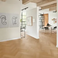 Revêtement bois bâton rompu Chêne, vernis mat